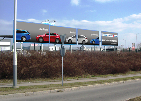 Reklamní kampaň autosalonu Autolaros Speed - reklamní agentura Atelier 8